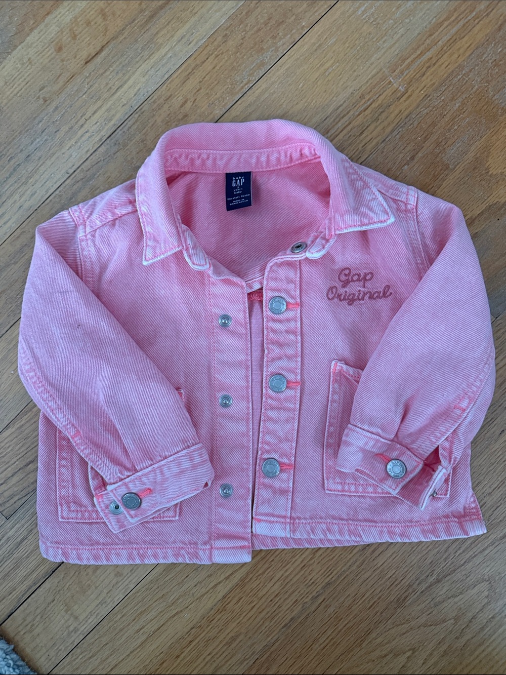 GAP Pink Toddle Denim Jacket - Pink